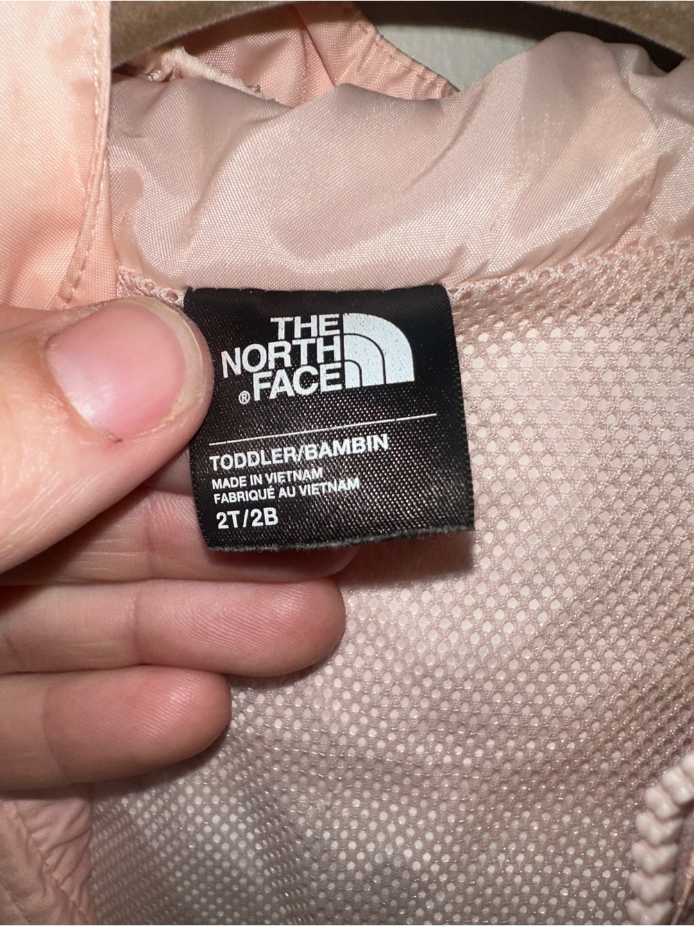 {The North Face} Pink & Patterned Kids Rain Jacket - Picture 4 of 4
